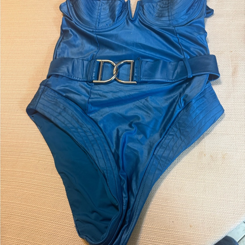 DEVON WINDSOR Navy Kids One Piece with Belt